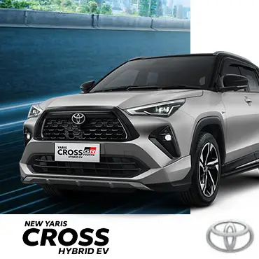 gambar front Yaris Cross S Hybrid EV